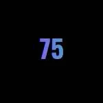 75 logo